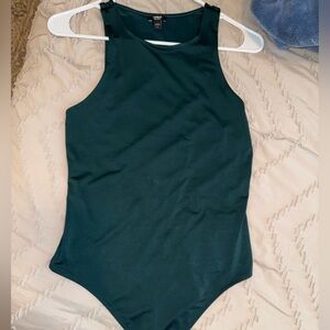 Express Dark Green Bodysuit